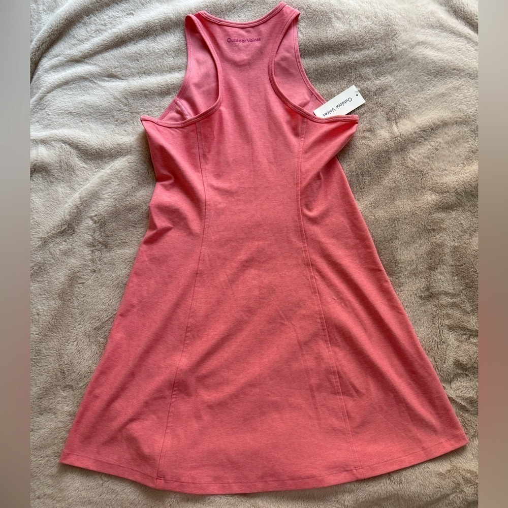 NWT Outdoor Voices Athena Dress Pink Punch Size M - Picture 3 of 8